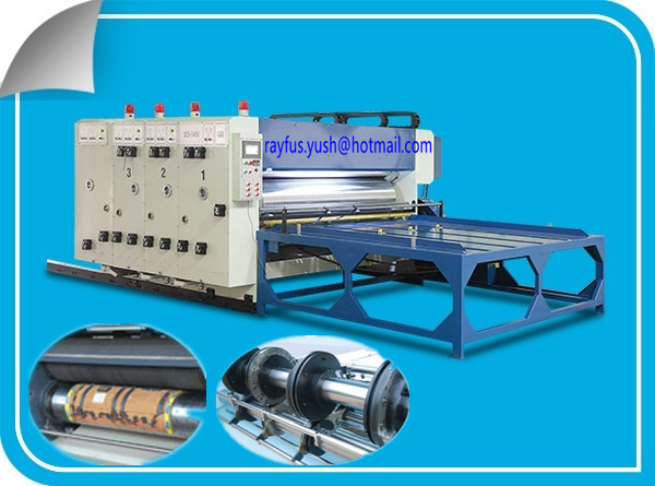 High Speed Flexo Printing Machine Semi Auto Chain Feeding Color Customized