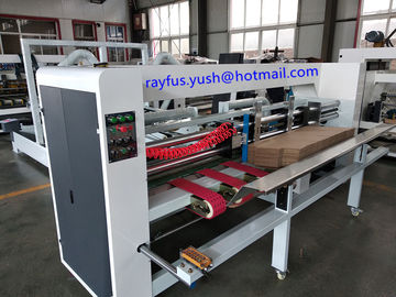 All In Line One Carton Box Stitching Machine / Auto Folder Gluer Machine