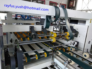 All In Line One Carton Box Stitching Machine / Auto Folder Gluer Machine