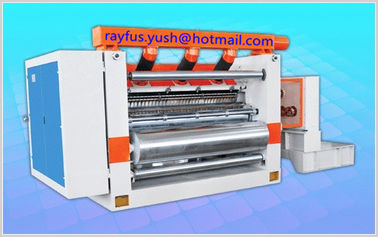 3 Layer Corrugated Cardboard Production Line / Overhead Conveyor Bridge With Vacuum Suction Stand