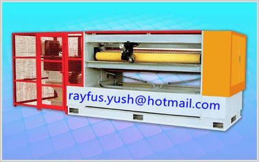 3 Layer Corrugated Cardboard Production Line / Overhead Conveyor Bridge With Vacuum Suction Stand