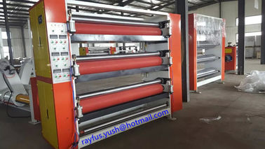 Industrial Paperboard Production Line / Gluer Machine To Paste Glue On Paper