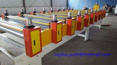 3 4 5 Ply Hard Cardboard Production Line Rotary Cut Off Helical Knife Cut To Sheet