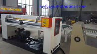 3 4 5 Ply Hard Cardboard Production Line Rotary Cut Off Helical Knife Cut To Sheet
