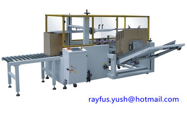 Automatic Packaging Line For Carton Box Erecting Filling Sealing Strapping Stacking