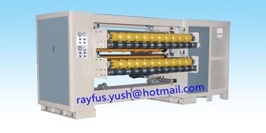 Duplex Rotary Cut Off Corrugated Cardboard Production Line Helical Knife Servo Control