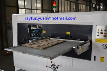 High Efficiency Precision Flatbed Die Cutter Paperboard Or Corrugated Support