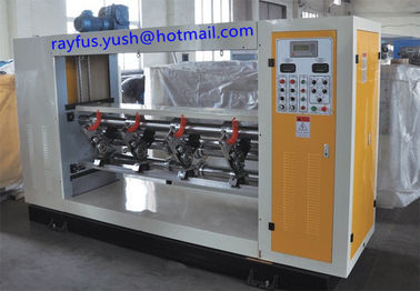 Side Moving Slitter Scorer Machine Electrical Adjust Lifting For Corrugated Line