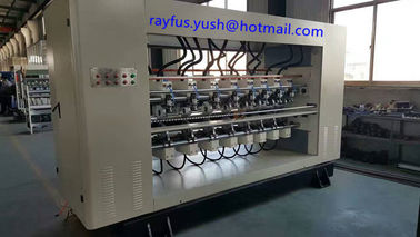 Side Moving Slitter Scorer Machine Electrical Adjust Lifting For Corrugated Line