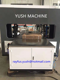 Inline Carton Folder Gluer Machine / Automatic Pasting Machine Bundling Pe Plastic Tape Tied