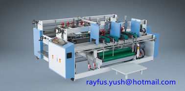 Two Piece Automatic Carton Folding Gluing Machine Aa Or Ab Sheet Servo Control