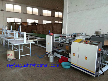 Two Piece Automatic Carton Folding Gluing Machine Aa Or Ab Sheet Servo Control