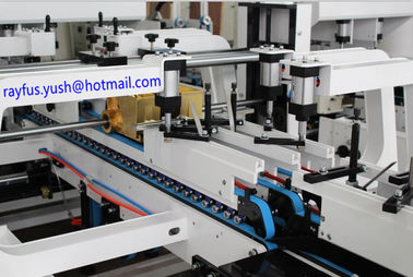 Bottom Lock Carton Folder Gluer Machine For Paperboard A C B E F Flute Corrugated