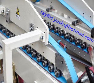 4 6 Corner Semi Auto Folder Gluer / Carton Folding And Gluing Machine