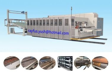 High Speed Flexo Printer Slotter Die Cutter Stacker Vacuum Transmission Ir Uv Drying