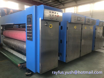 1 ~ 5 Colors Printing Die Cutting Machine For Cardboard / Flexo Printer Slotter Machine