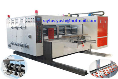 High Speed Flexo Printing Machine For Corrugated Carton Lead Edge Feeding