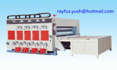 High Speed Flexo Printing Machine Semi Auto Chain Feeding Color Customized