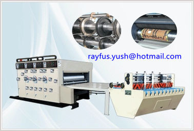 Automatic Feeding Flexo Corrugated Machine Chain Type 1 ~ 4 Color Printing