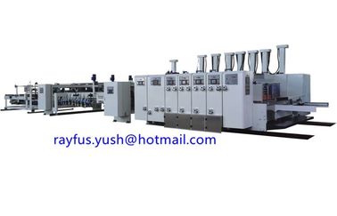 Flexo Printing Machine For Carton Slotting Die Cutting Stacking Save Labor