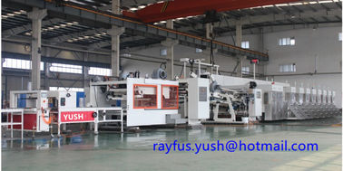 5 Ply Corrugated Box Making Machine Folding Gluing Strapping Lead Edge Feeding