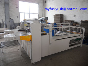 Semi Auto Carton Folding And Gluing Machine Corrugated Box Making Easy Operation