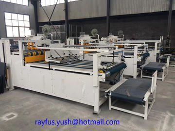 Semi Auto Carton Folding And Gluing Machine Corrugated Box Making Easy Operation