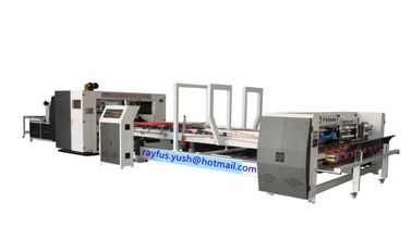 Automatic Folder Gluer Stitcher Gluing Stitching Combined In One Carton Box Making