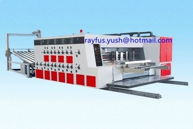 Flexo Printing Slotting Machine Die Cutting Stacking Carton Box Manufacturing