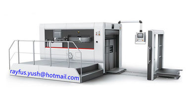 Automatic Carton Box Manufacturing Machine / Flat Bed Die Cutting Machine