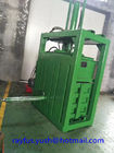 Single Cylinder Cardboard Baler Machine / Industrial Vertical Cardboard Baler