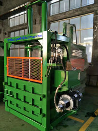 Dual Cylinder Hydraulic Baler Machine Push Out For Waste Carton Box Corrugated Cardboard