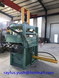 Dual Cylinder Hydraulic Baler Machine Push Out For Waste Carton Box Corrugated Cardboard