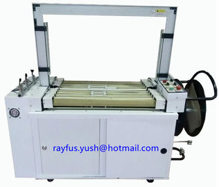 Inline Box Erector Machine / Manual Semi Automatic Box Strapping Machine