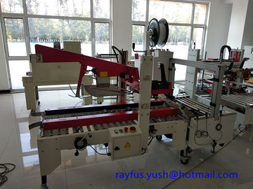 Automatic Box Erector Machine / Carton Box Fold And Seal Machine Auto Conveyor