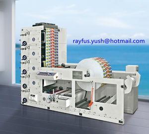 Automatic Reel Paper Flexo Printing Machine 1 ~ 5 Colors Printing Optional