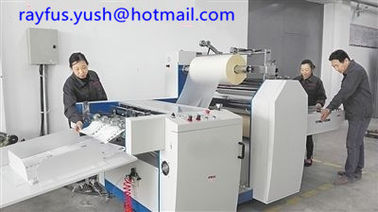 No Glue Film Flute Laminator Machine / Paper Sheet Lamination Machine Easy Operation