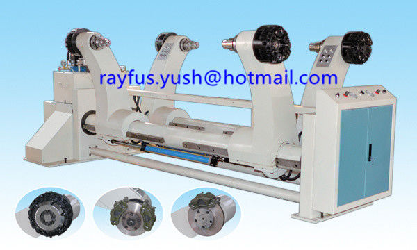 Custom Corrugated Cardboard Production Line / Shaftless Hydraulic Mill Roll Stand