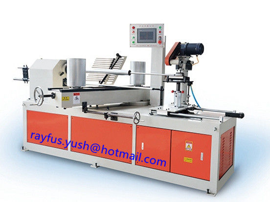 Two Heads Paper Pipe Making Machine / auto Paper Tube Forming Machine
