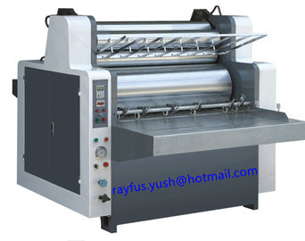 Hydraulic Semi Automatic Flute Laminating Machine 100 ~ 1500gsm Cardboard Support