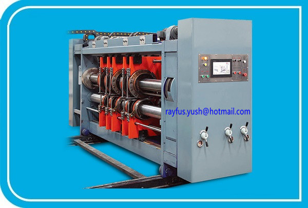 Multi Color Flexo Printer Slotter Die Cutter / Flexo Printing And Die ...